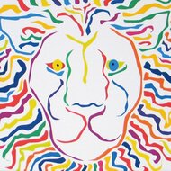 絵画 イラスト アート ライオン 獅子 Lion 白 K02 Iichi ハンドメイド クラフト作品 手仕事品の通販