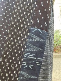 絣ワンピース藍姫