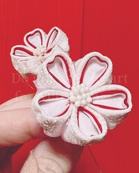 つまみ細工【花の記憶】-kami_kazari-