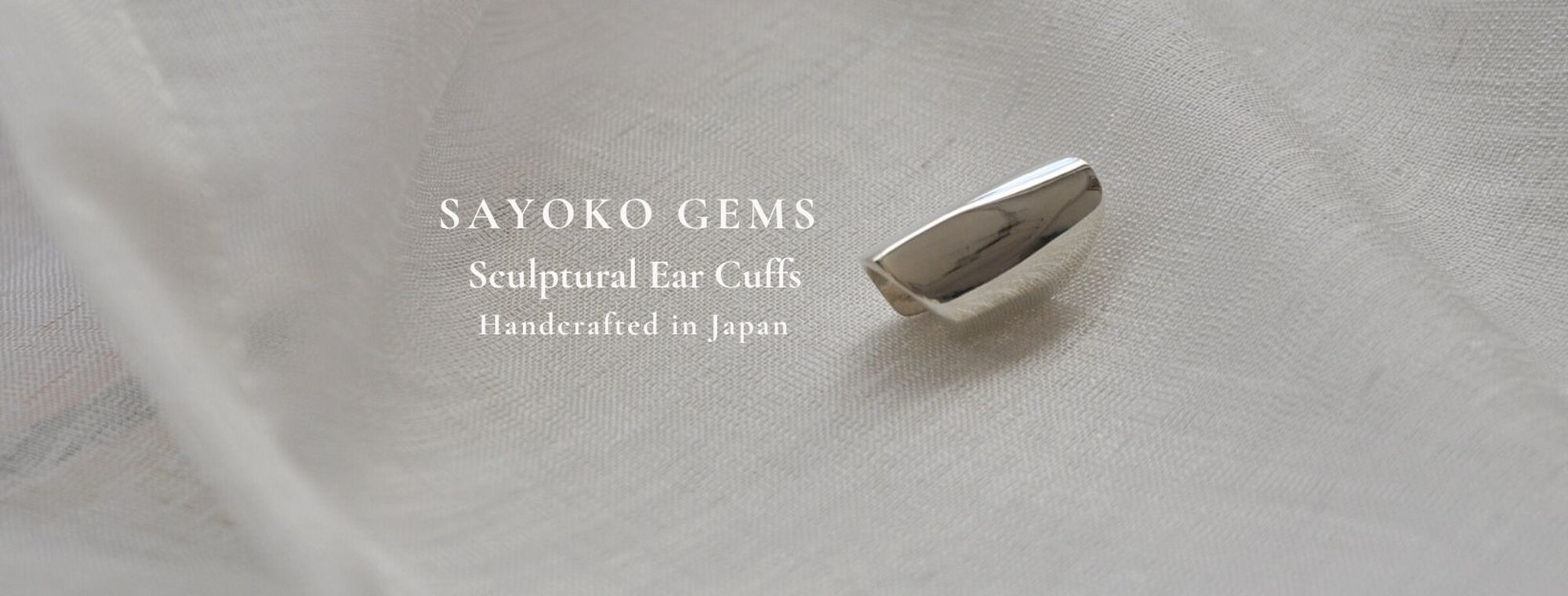 SAYOKO GEMS｜Sculptural Ear Cuffs