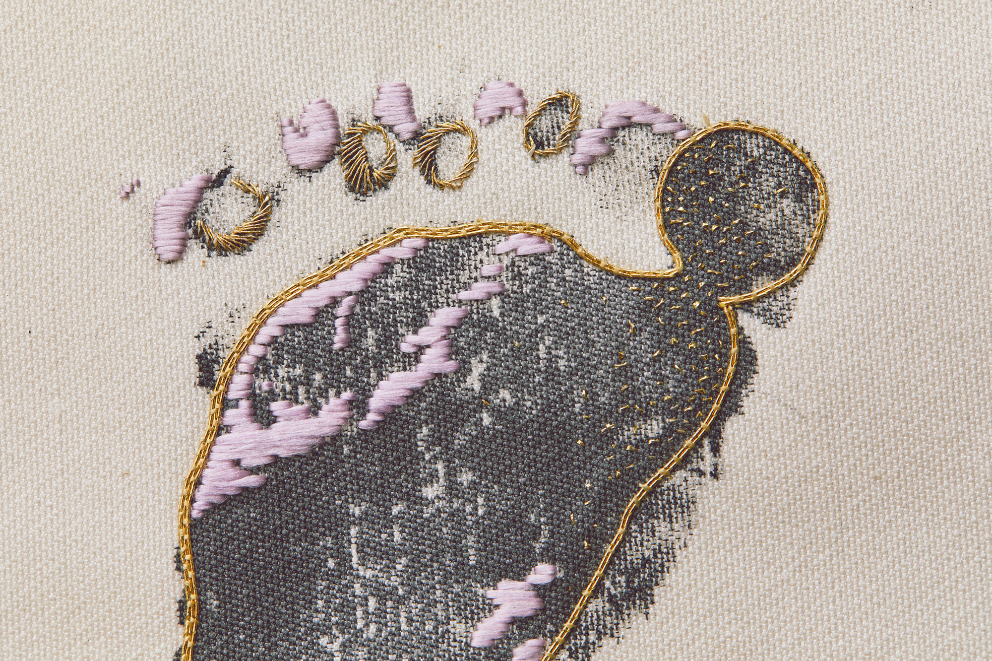 足形刺繍 BON BON PAS