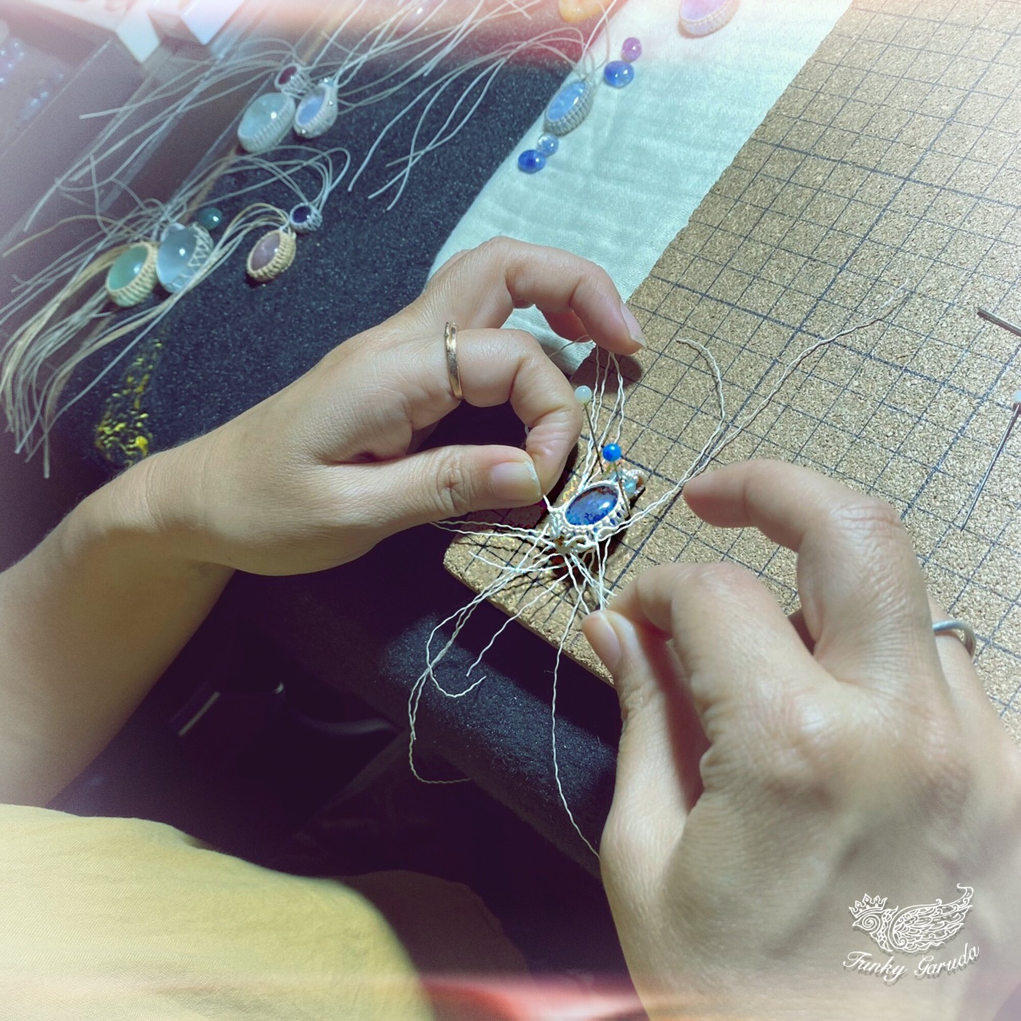 Funky garuda macrame simple