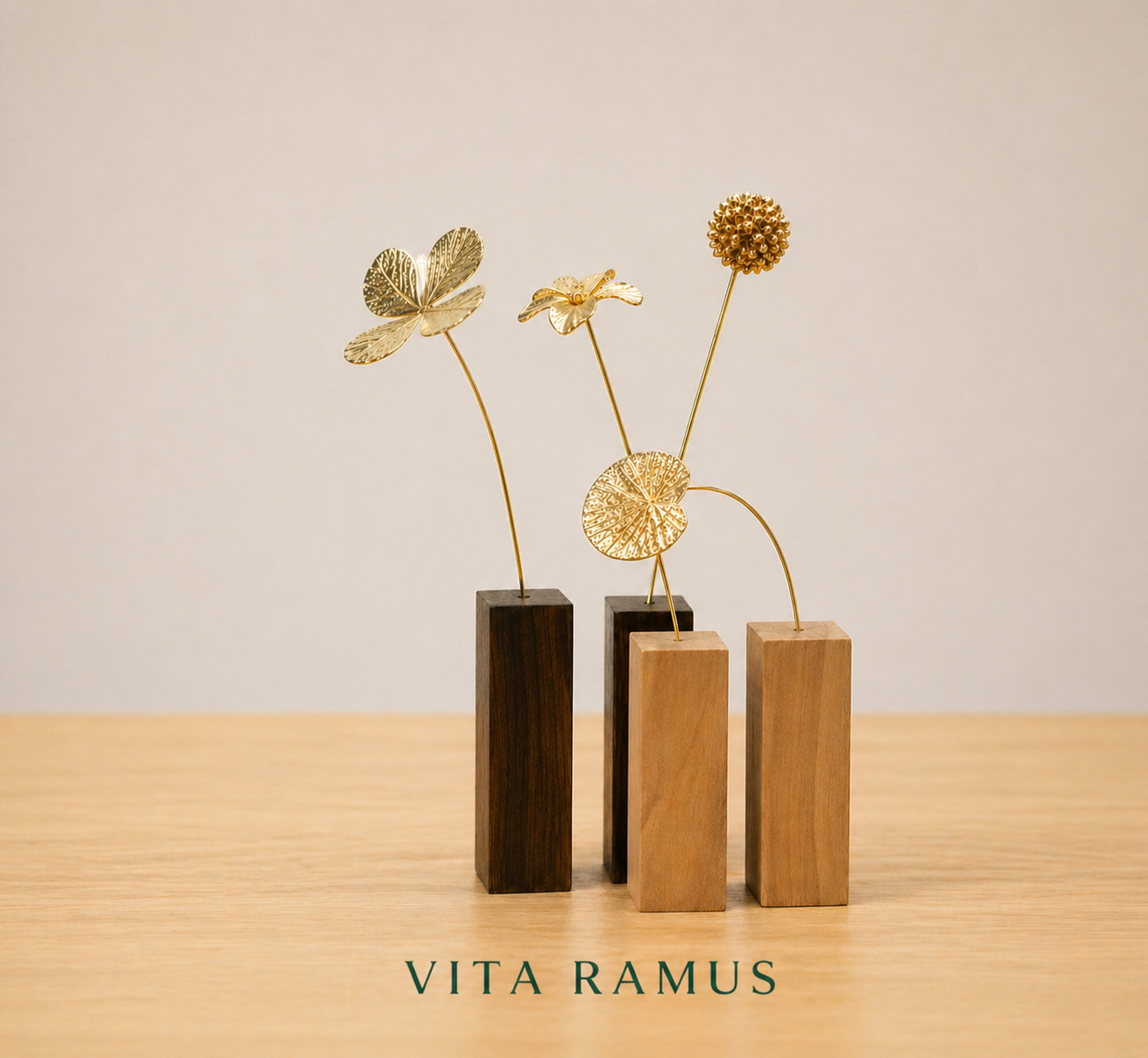 Vita Ramus｜真鍮ボタニカルオブジェ