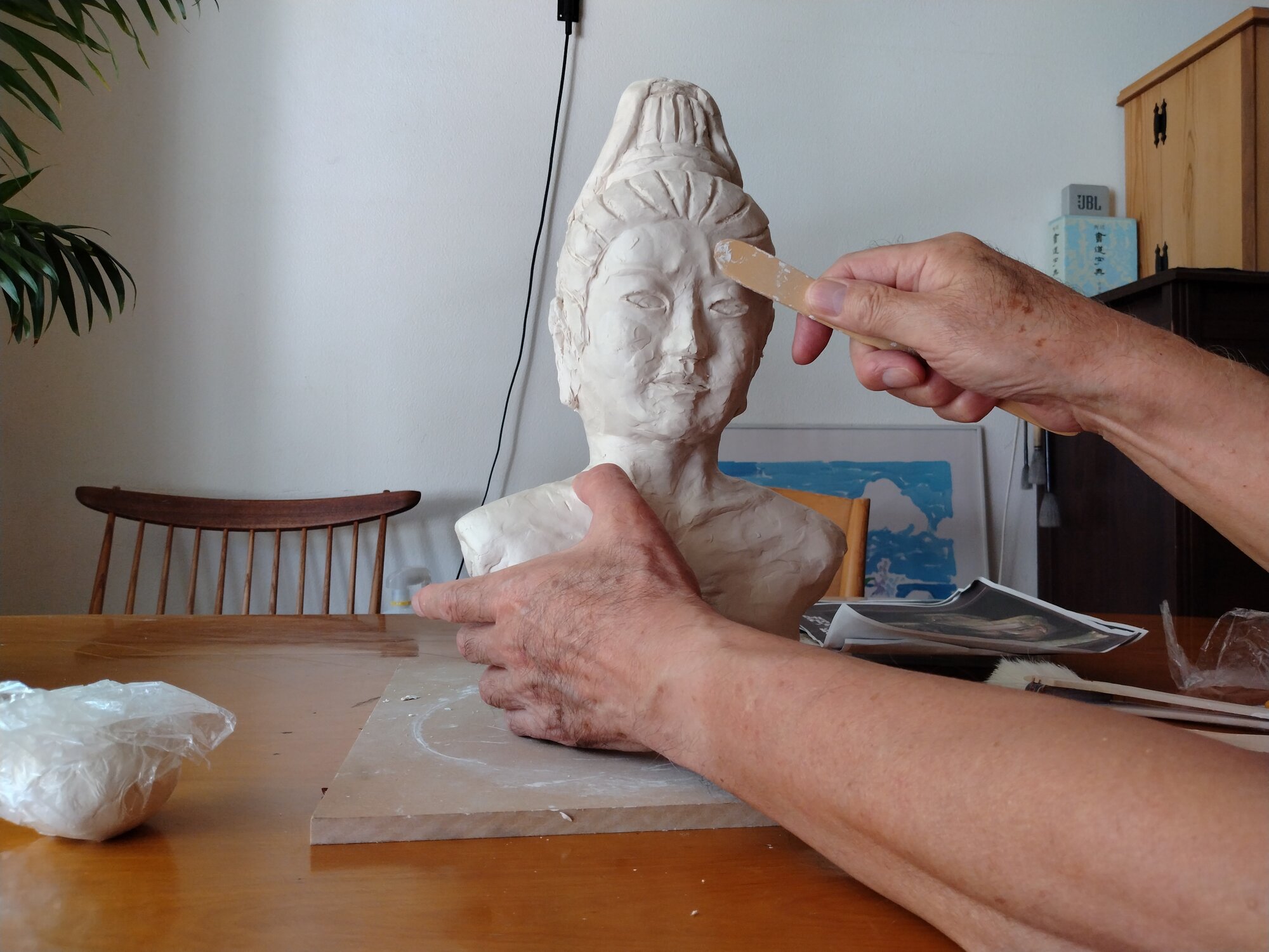 塑像作家　大口　啓