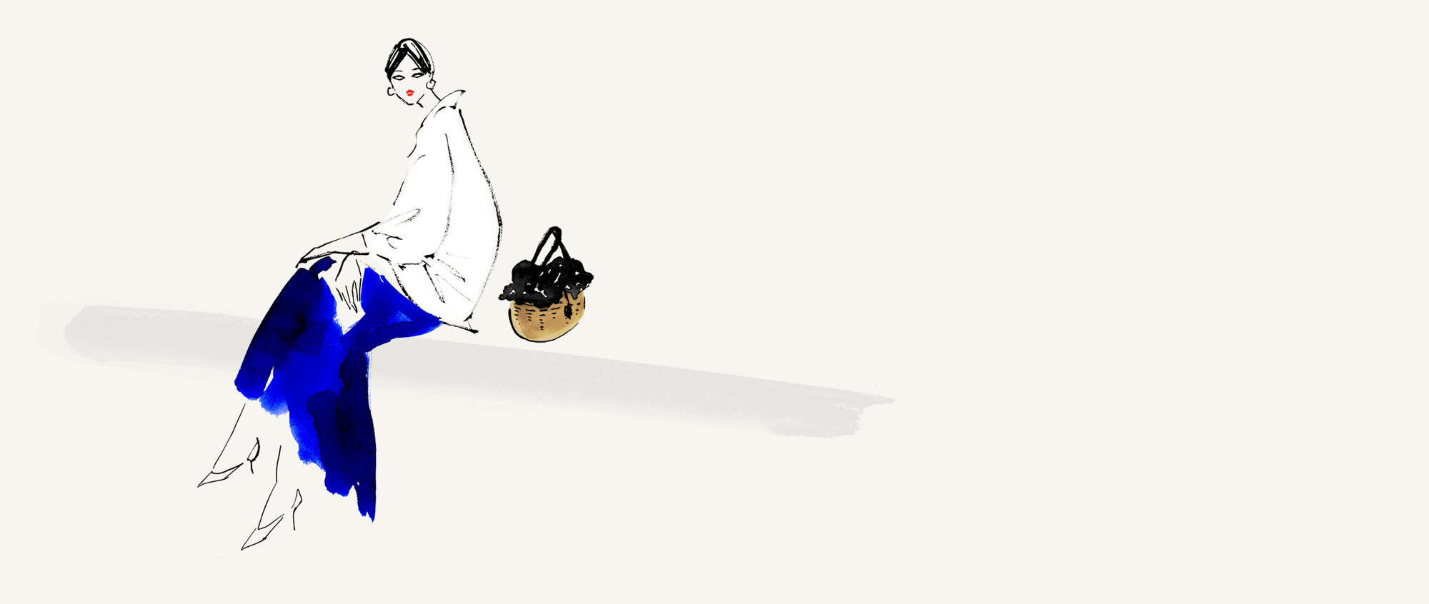 手編みの籐かごバッグmegg