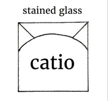 stained glass Catio