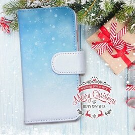 【全機種対応】送料無料☆【手帳型】クリスマス限定スマホケース No.5
