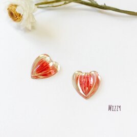 Vintage hearts REDの画像