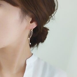 雑誌掲載作品【K14GF】イヤリング*Shower earring or pierceの画像