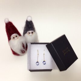 ☆クリスマス限定☆Box付き glass jewelry空のカケラ “星”シリーズ (ブルー)の画像