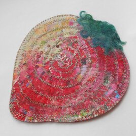 でっかいイチゴのコースター