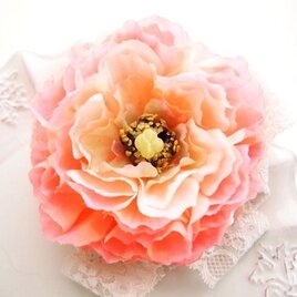 入園入学卒業、結婚式に華やかピオニー・オレンジピンクの画像