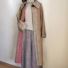 春一番、軽やかなシルクコートの画像