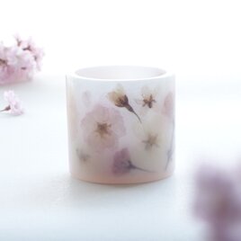 ★桜のランタンキャンドルの画像