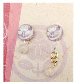 ひめさまピアス　-直虎の決意-パワーストーン