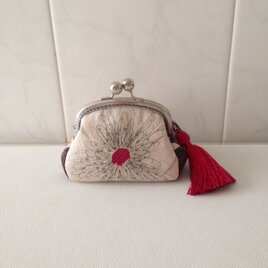 着物地ぷっくりがまぐち　10.5cm