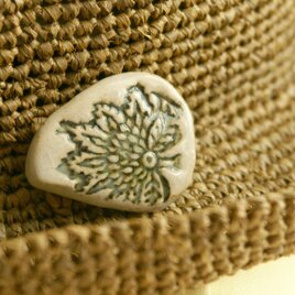 更紗のかけら　ブローチ　004