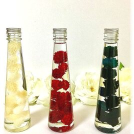 NO144　ハーバリウム　カラマツ（ドライフラワー）レッド　誕生日　結婚祝い　　送料無料