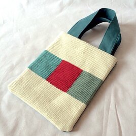 手織りミニバッグの画像