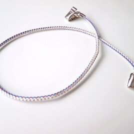 組紐ハットクリップ［鎖つなぎ組］　ロングサイズ