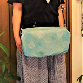 【レインカバー/紫陽花/水色】クランポン軽量コンパクトケース用（Buffet Crampon B クラリネット用）の画像