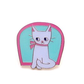 2月22日猫の日 SALE //ピンバッジ「窓辺の猫」