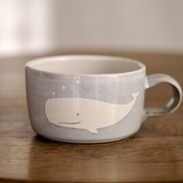 クジラのスープカップの画像