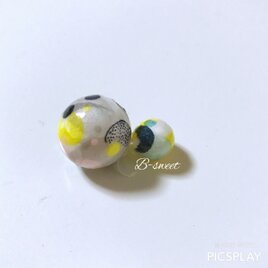 (送料無料)オリジナルビーズのダブルイヤリング 10