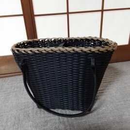 トート型バッグ(黒)の画像