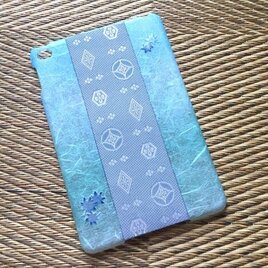 和紙×畳縁iPad mini カバー[楓］