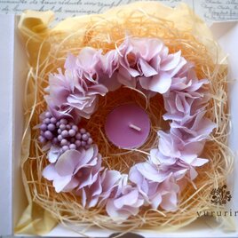 [Sold out] 紫陽花リースの画像