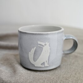 オオカミのマグカップ