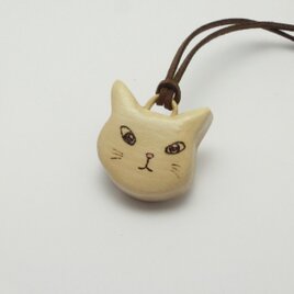 桂の猫ペンダント P1225の画像