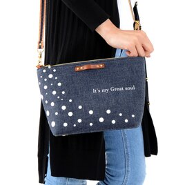 KURU CULL　デニムカジュアルショルダーポシェット