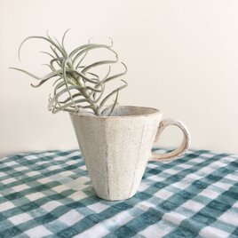 nacchico#017／八角形の面取りデザイン＊優しい雰囲気のカップ型花器