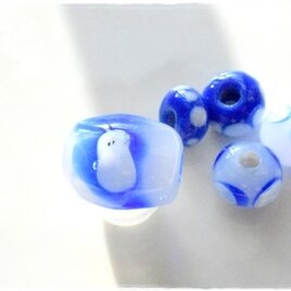 雪だるま・小ガラスビーズ
