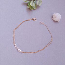 Keshi Pearl Braceletの画像