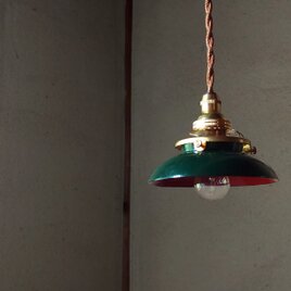 お椀ランプ　緑