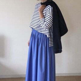 青空マキシスカート(水色)の画像