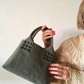 canvas tote bag mini (khaki)の画像