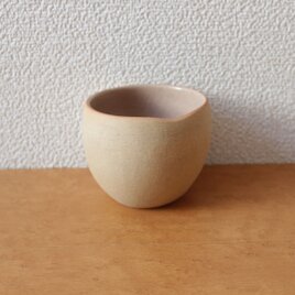 陶器　育てるウツワ 揺ら フリーカップ ベージュ 地シリーズの画像