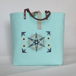 刺繍入り帆布トートバッグ　オーナメント5