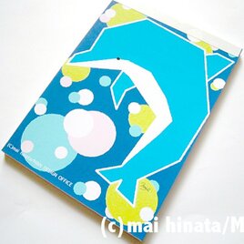 イルカのオリジナルイラストメモ帳