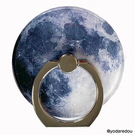 美しい満月のスマホリングの画像