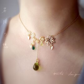 ネックレス「翠陰の憩」