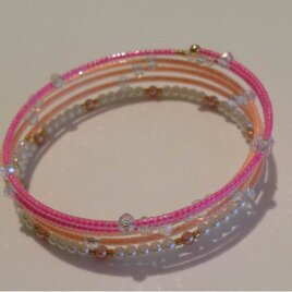 ５連ビーズブレスレット