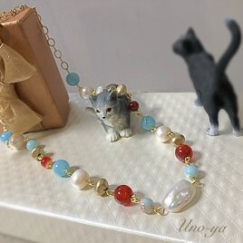 《miracle》4種のストーンネックレスの画像