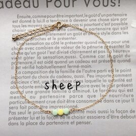 SHEEP閉店ふとっぱらSALEⅡ⑧アンクレット(シャーベット)の画像