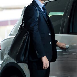 本革 縦横A4トートバッグ　″Discovery″  ディスカバリー ブラック