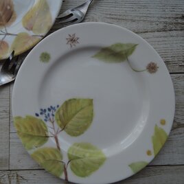 木の葉のお皿2枚　１ セットの画像